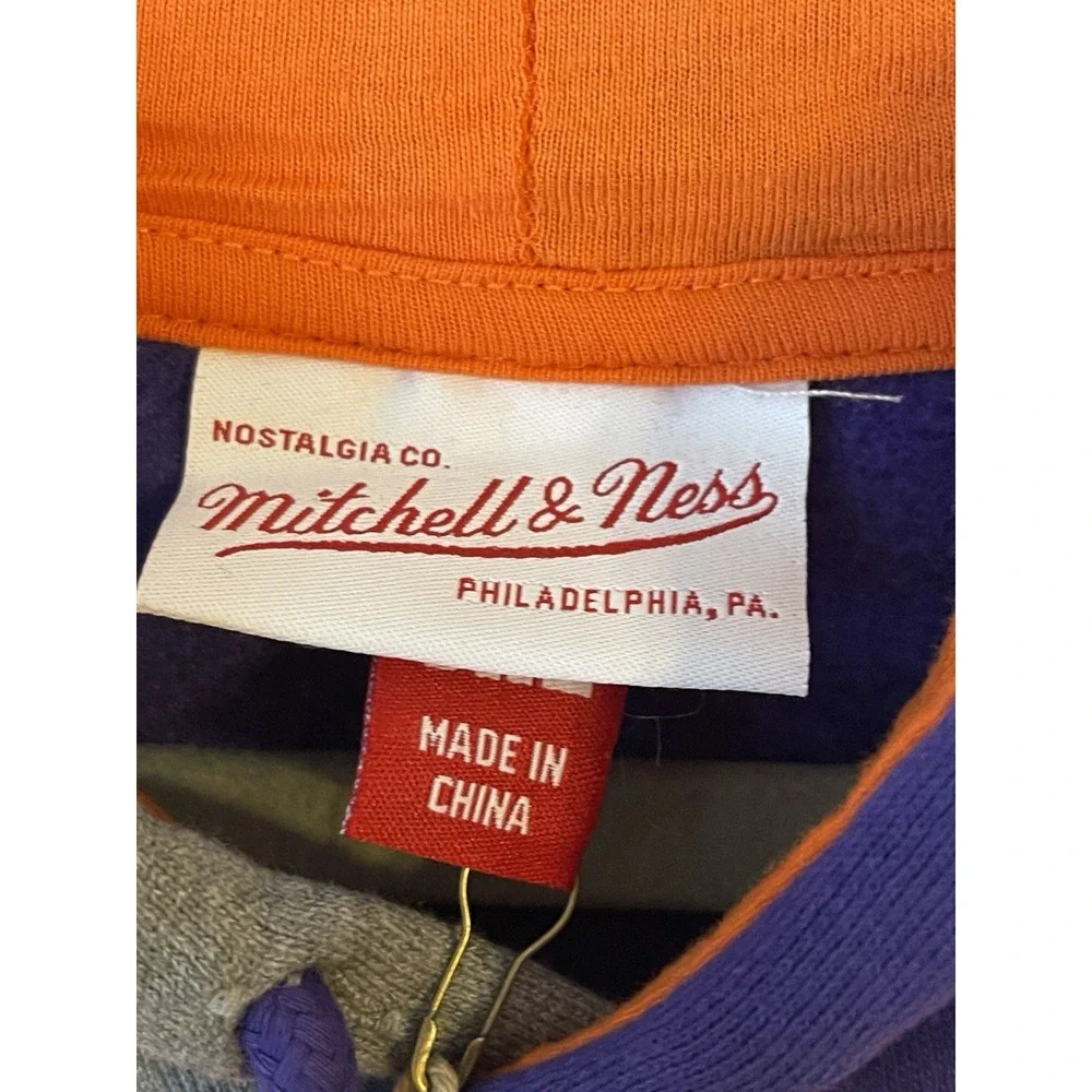 Men's 3XL NWT Phoenix Suns Mitchell & Ness Colorblock Fleece Pullover‎ Hoodie